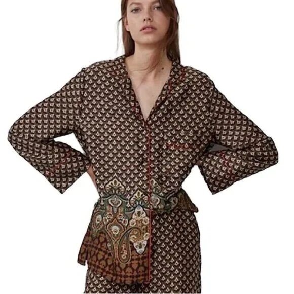 Zara Pajama Top - Picture 6 of 6